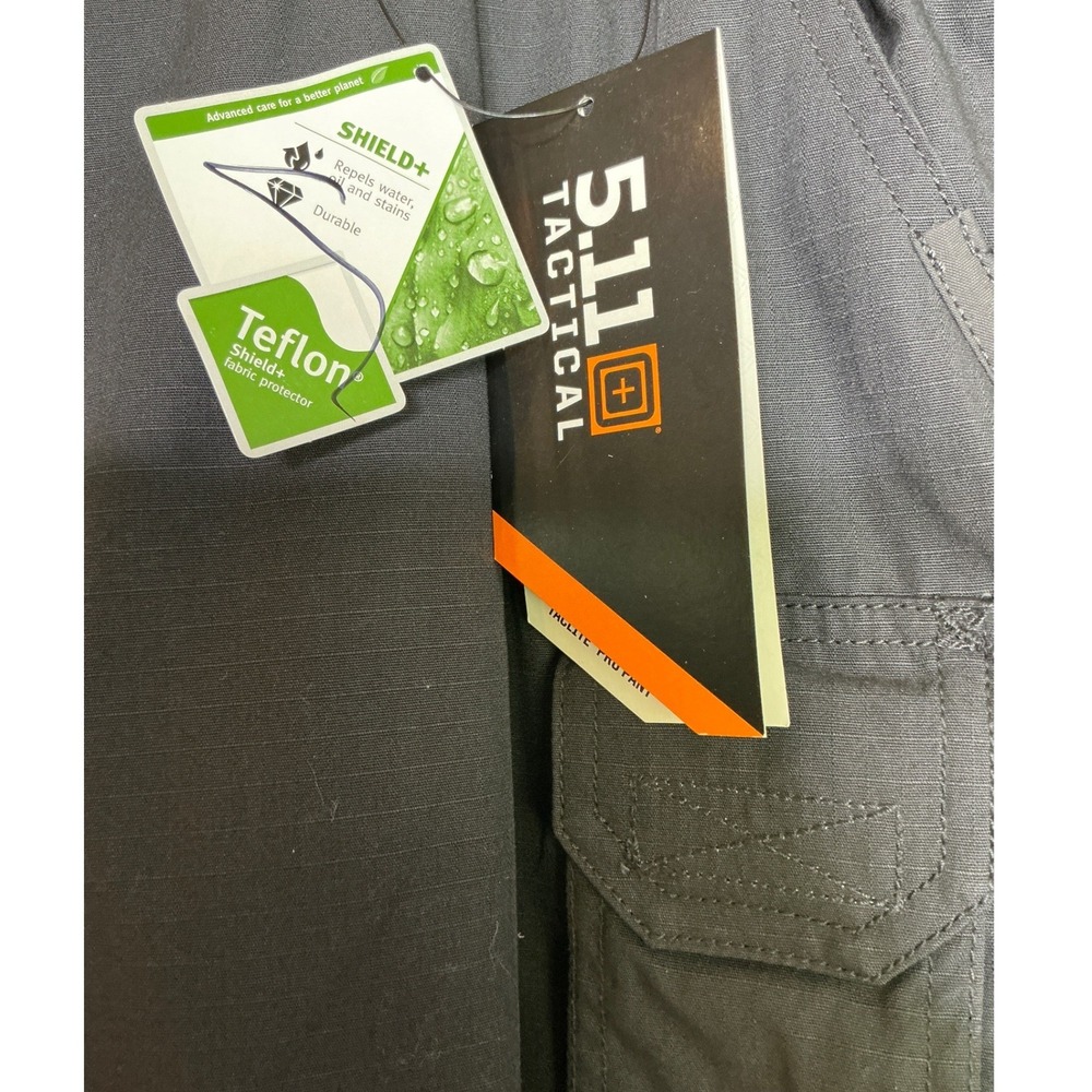 5.11 Tactical Taclite Pro Pant Mens 40x30 Grey Ripstop Cargo Work Pants - Picture 3 of 11